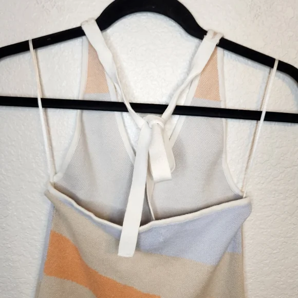 Hollister halter top knit dress colorblock S Sundress - Picture 8 of 12